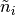 \tilde{n}_i