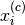 x^{(c)}_i