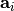 \mathbf{a}_i