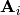 \mathbf{A}_i